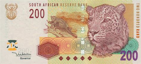 My Currency Collection South African Currency 200 Rand Banknote 2005