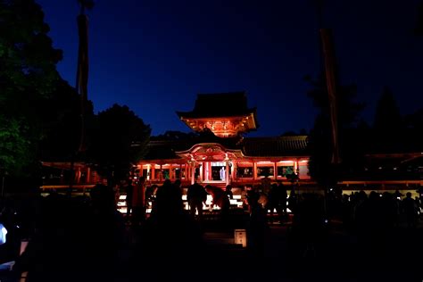 京都 八幡市 石清水八幡宮 石清水灯燎華 京都・神社