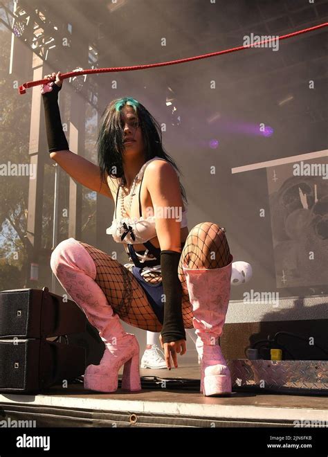 Pussy Riot Nadya Tolokonnikova Performs During The Outside Lands