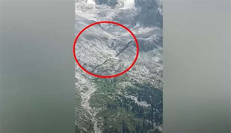 Ghiacciaio Marmolada Il Momento Del Crollo Del Seracco A Punta Rocca VIDEO