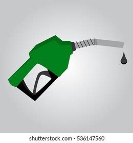 Vector Illustration Green Fuel Pump Icon Stock Vector Royalty Free