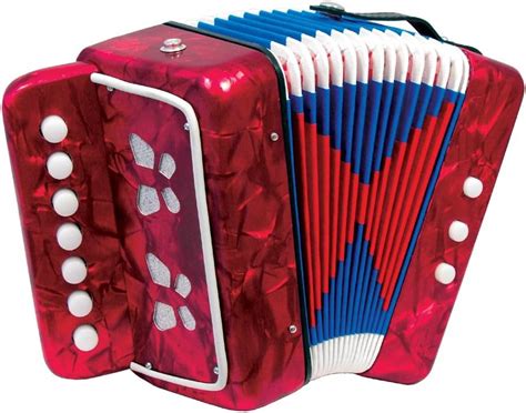 Scarlatti Accordions St Red Acorde N De Botones Teclas Color