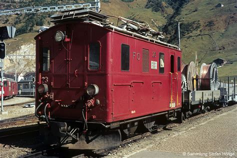 Furka Oberalp HGe 2 2 23 In Andermatt 1980 Tramfan2011 Flickr