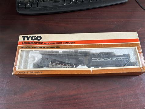 HO Scale TYCO Chattanooga Steam Locomotive 638 And Tender In Original