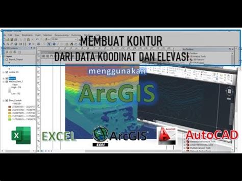 Cara Membuat Kontur Di Arcgis Dari Data Koordinat Dan Elevasi XYZ