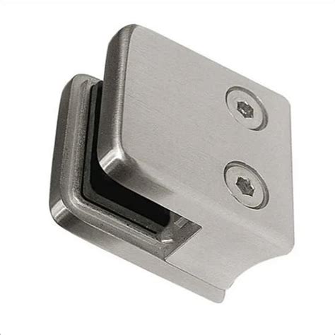 Silver Stainless Steel Glass Bracket At Best Price In Pune Om Steel