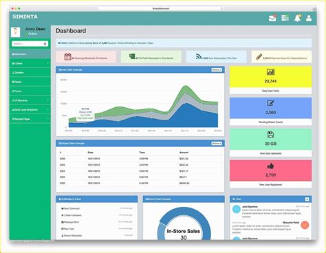 Bootstrap Dashboard Template Free Of 20 Free Bootstrap Admin Dashboard ...