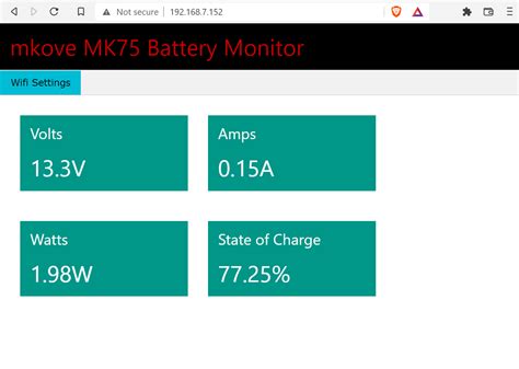 Mkove Mk75 Wifi Battery Monitor With 500 Amp Shunt Ebay