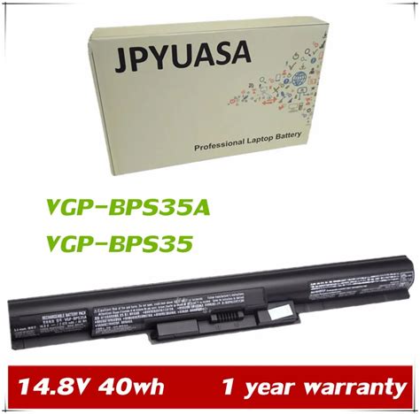 Jpyuasa V Wh Vgp Bps A Vgp Bps Bps A Laptop Battery For Sony