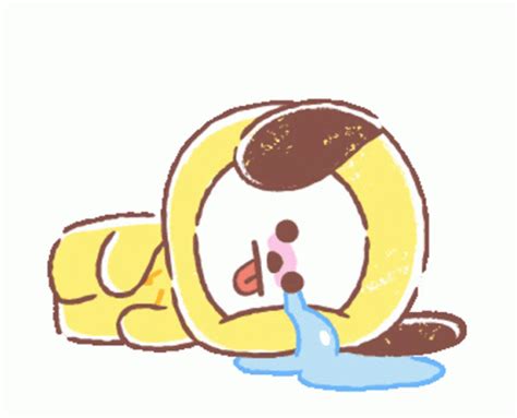 Bt21 Chimmy Sticker Bt21 Chimmy Tears Flowing Discover Share GIFs