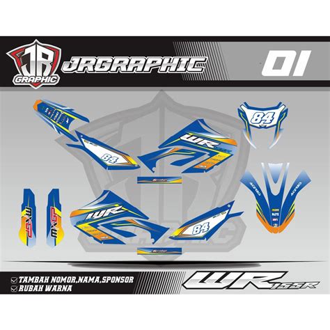 Jual Decal Wr Full Body Variasi Decal Wr Supermoto Stiker Dekal