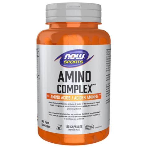 Amino Complex Capsules Now Foods Canada