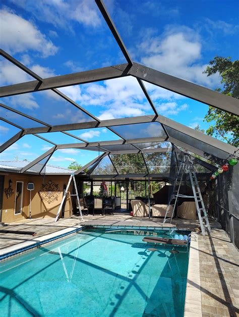 Pool Cage Rescreening Sarasota | Pool Enclosure Screen Repair