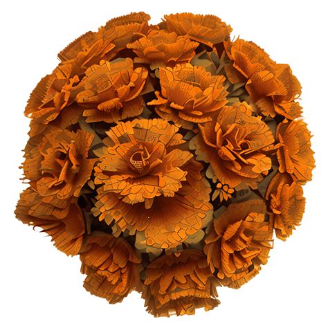 Hyperdetailed Marigold Flowers Bouquet · Creative Fabrica