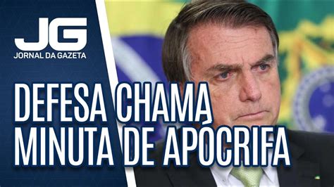 Defesa de Bolsonaro chama minuta do golpe de documento apócrifo e pede