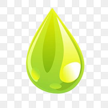 Green Water Drop With Environmental Icons Abstract Plant Positive