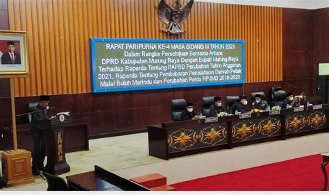 Dprd Mura Tetapkan Perda Apbd Perubahan Ini Realisasi Anggaran