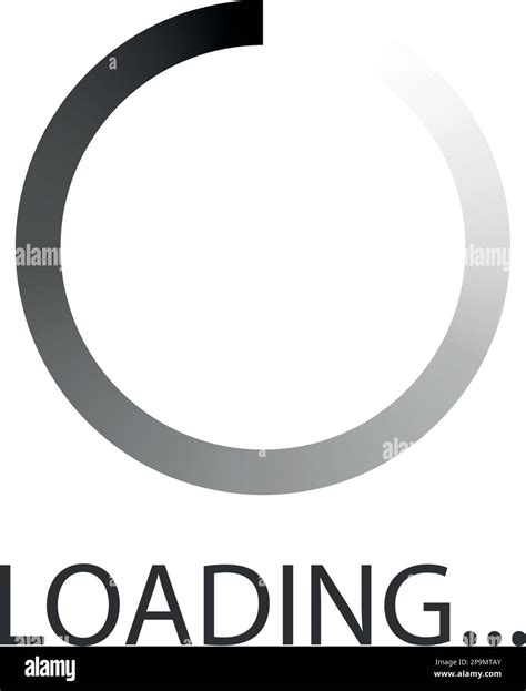 Loading Bar Icon In Flat Style Progress Indicator Vector Illustration