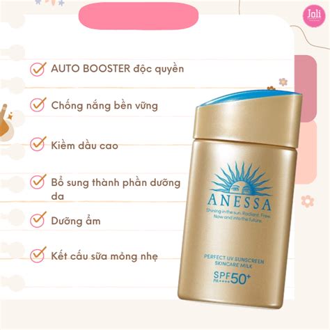 Sữa Chống Nắng Kiềm Dầu Anessa Perfect UV Sunscreen Skincare Milk SPF50