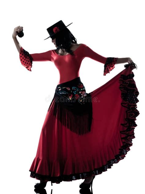 Danseur Gitan De Danse De Flamenco De Femme Photo Stock Image Du Robe