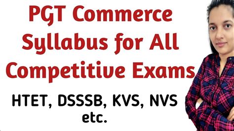 Htet Commerce Syllabus Htet Online Coaching Classes Htet