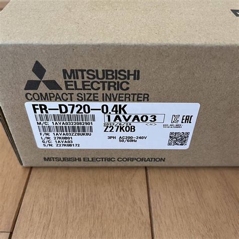 Yahooオークション 新品 三菱電機 インバーター Fr D720 04k