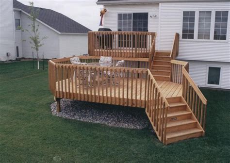 25 Multi Level Deck Design Ideas For Exciting Parties Decks Backyard Deck Designs Backyard