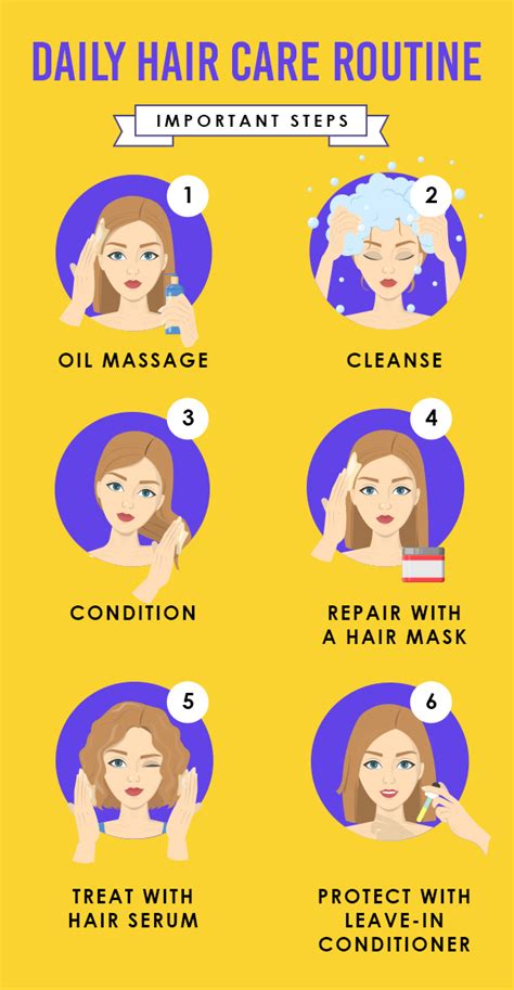 daily hair care routine   long lustrous  healthy strands