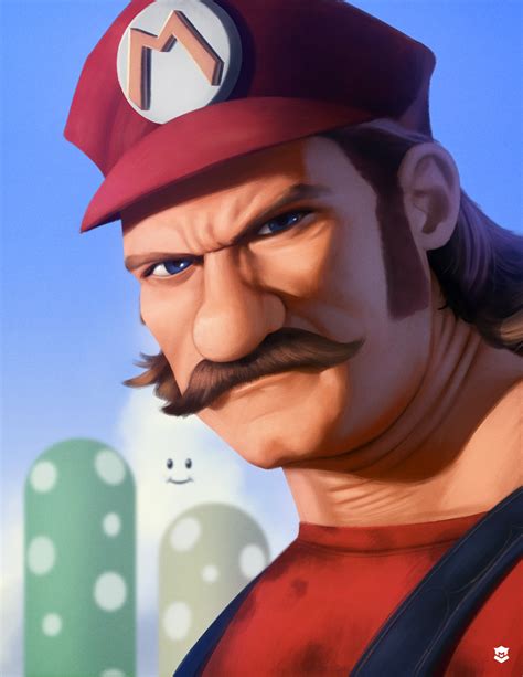 Buff Mario Fan Art Behance