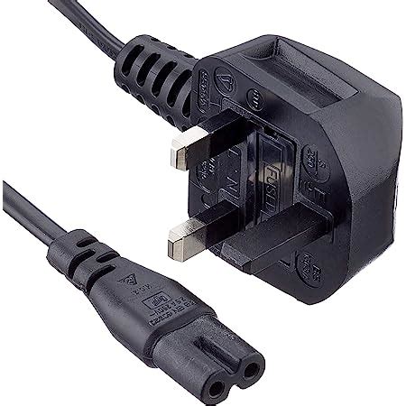 Pro Elec Pl15831 5 M UK 3 Pin Cord IEC C7 Figure 8 Mains Power Charger