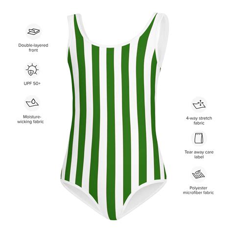 Girls Swimsuit Kids Swimming Costume Striped Children Swimmers