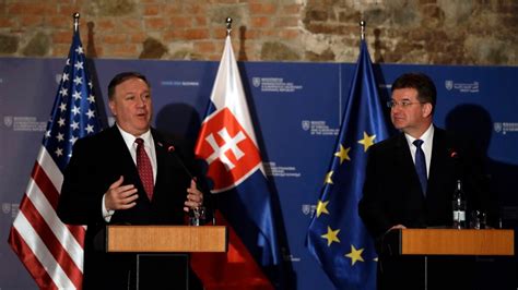 Pompeo Warns Central European Allies Over Russia China Ties