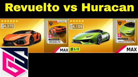 Asphalt 9 Lamborghini Revuelto Vs Lamborghini Huracan Evo Spyder