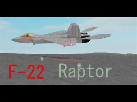 Roblox Plane Crazy F 22 Raptor Showcase YouTube