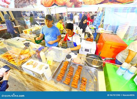 Singapore Night Market Pasar Malam Editorial Stock Photo Image Of