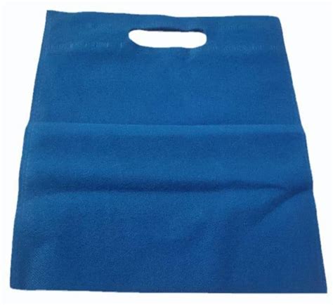 Blue Plain Non Woven D Cut Bag At Rs Kg D Cut Non Woven Bag In New