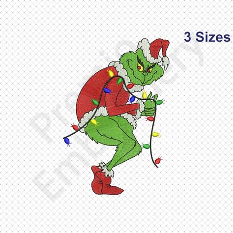 Grinch Embroidery Patterns