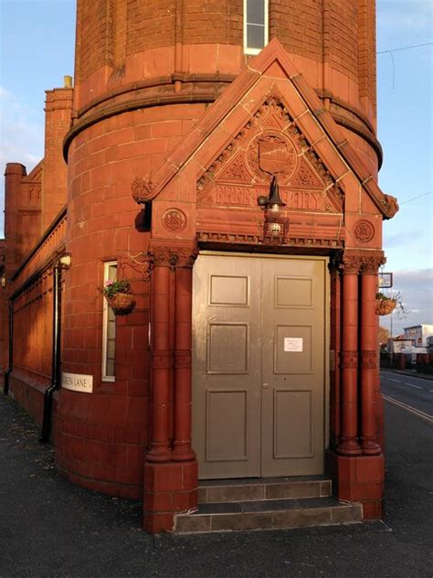 Porch Of Library Clock Tower Green Lane A J Paxton Cc By Sa