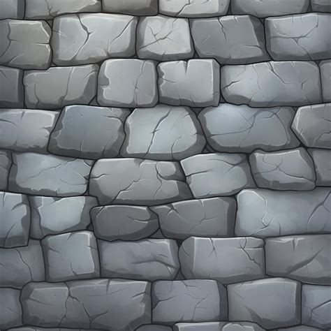 Cartoon painted grey stone texture | Premium AI-generated image