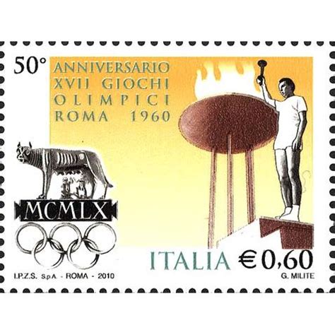 Francobolli Italia Xvii Giochi Olimpici Roma