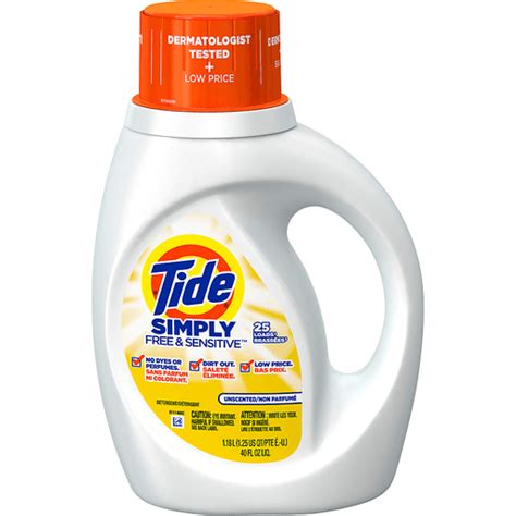 Tide Detergent Unscented 1 18 L Liquid Carlie C S