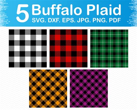 Buffalo Plaid Svg Plaid Svg Files For Cricut Buffalo Plaid Etsy