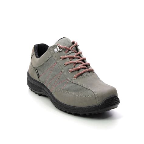 Hotter Mist Gtx Extra Wide 17619 00 Grey Leather Walking Shoes