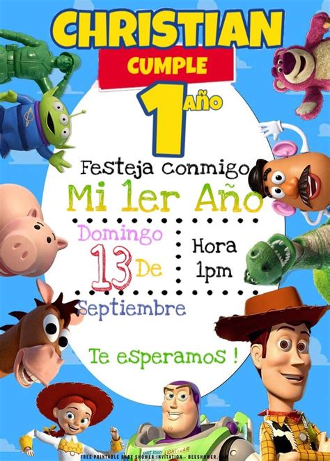 Invitacion De Toy Story Echa En PicsArt Invitaciones De Toy Story