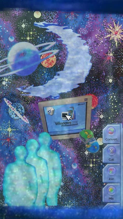Computer Webcore Oldinternet Technology Wall Collage Decor Retro