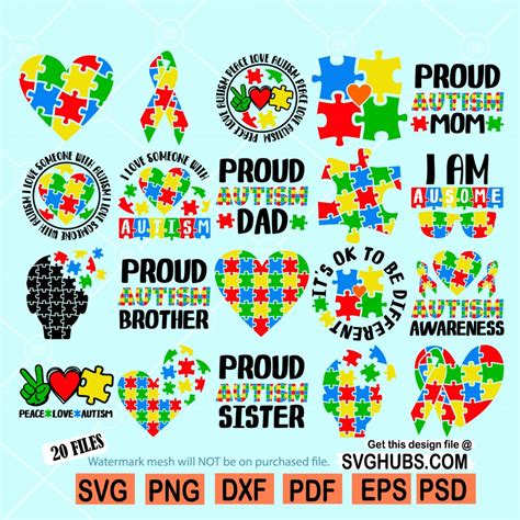 Autism Svg Bundle Autism Quotes Svg Bundle Autism Svg File Autism Bundle Svg Svg Hubs