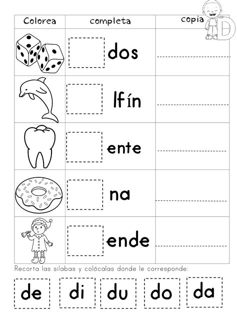 Actividades Con La Letra Da De Di Do Du Sopas De Letras Para