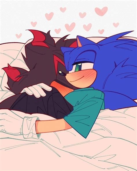 Sonadow ♡ Sonic And Shadow Sonic X Shadow Fanart Shadow The Hedgehog