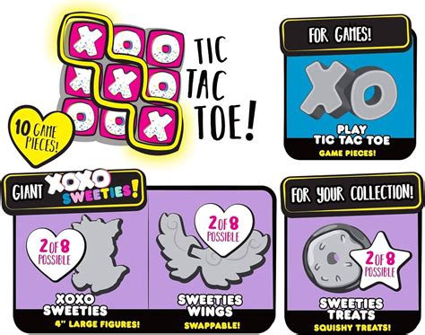 Xoxo Friends Tic Tac Toy Xoxo Cupcake Surprise Mix And Match Fun And Cute Collectibles And