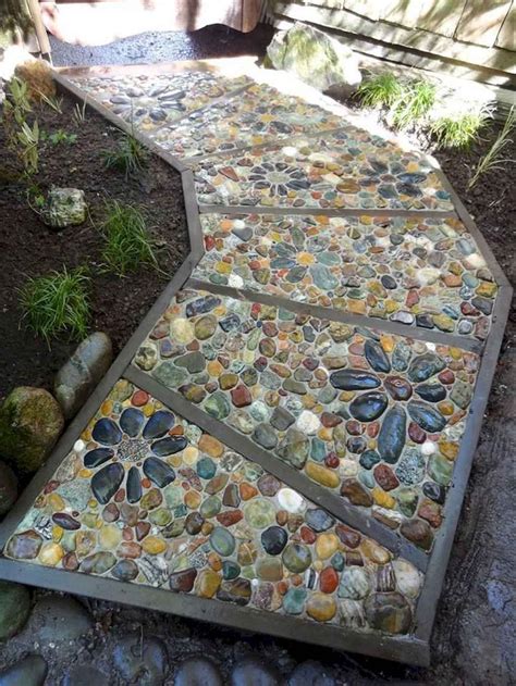 01 Magnificent Diy Mosaic Garden Path Decorations For Your Inspiration